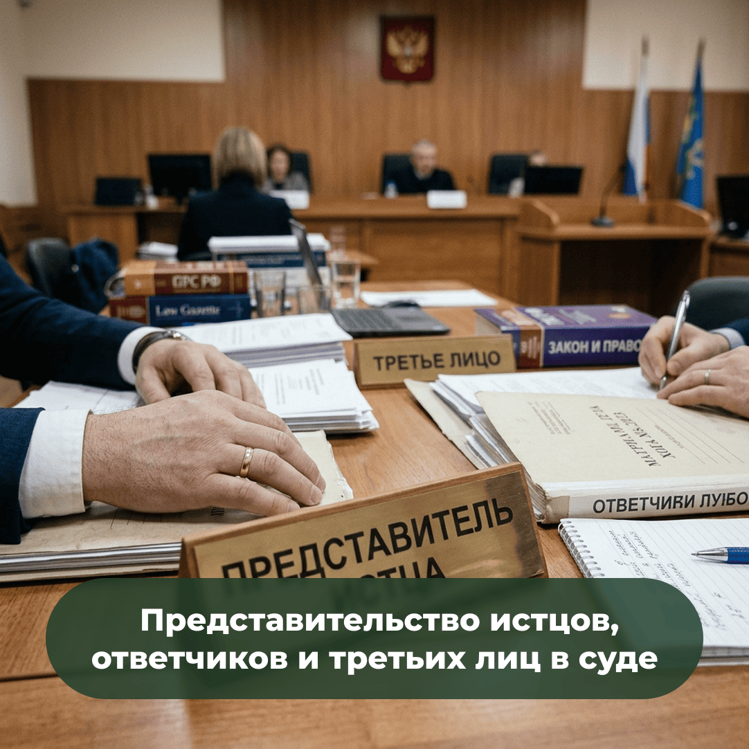 Представительство истцов, ответчиков и третьих лиц в суде в Кирове