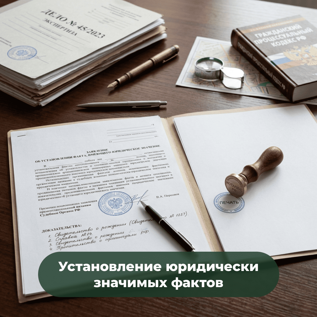 Установление юридически значимых фактов в Кирове