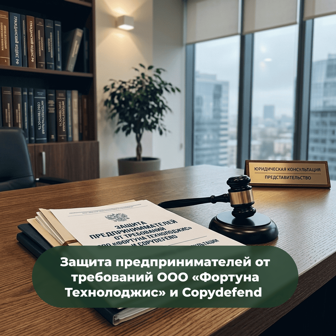 Защита предпринимателей от требований ООО «Фортуна Технолоджис» и Copydefend в Кирове